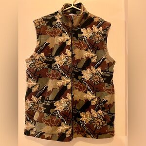 Fleece Camo Vest XXL